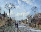 Camille Pissarro - The Road to Louveciennes