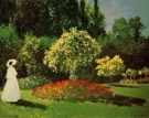 Claude Monet - Lady in the Garden
