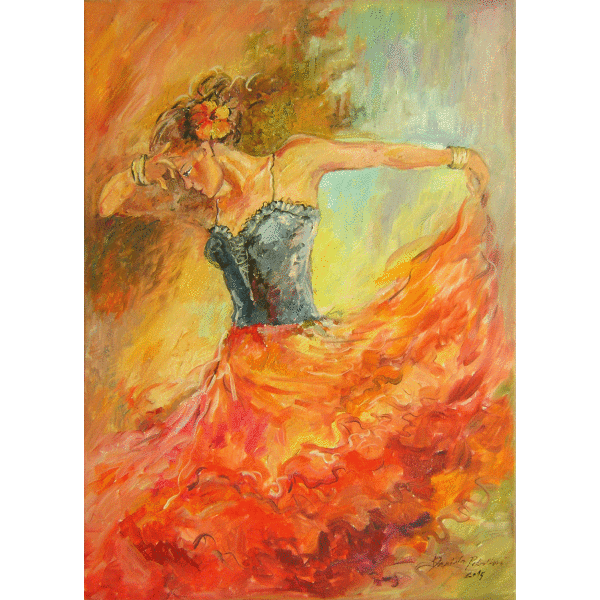 Flamenco tanečnica